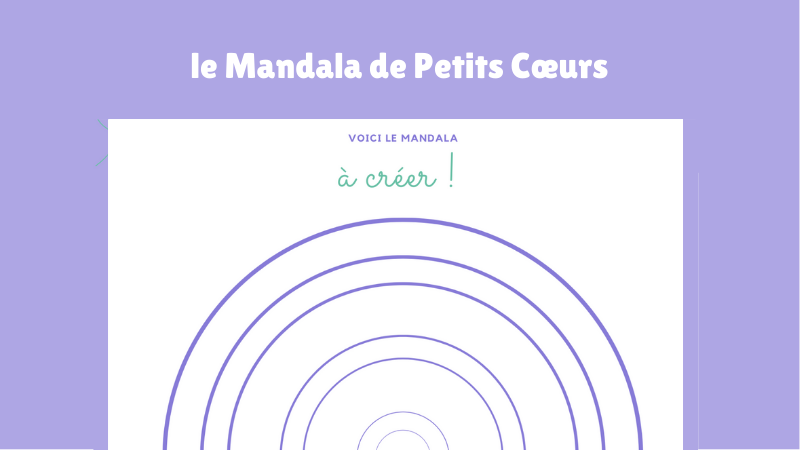Mandala de Petits Cœurs à créer