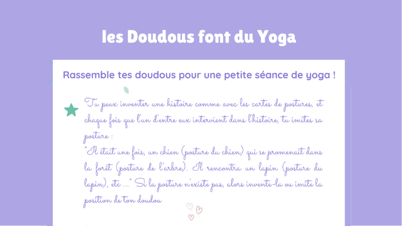 Les Doudous font du Yoga