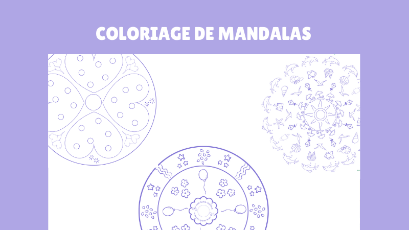 Mandala à colorier